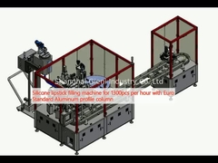 シリコンのリップスティックを詰めるマシン 1300pcs / 時間 ユーロ標準 アルミプロフィール列