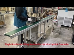 リップスチークの隠し用液のためのシングルノズルホットフillingマシン