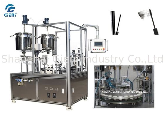 装置を挿入するブラシが付いている回転式タイプ マスカラの充填機のステンレス鋼