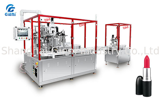 シリコンのリップスティックを詰めるマシン 1300pcs / 時間 ユーロ標準 アルミプロフィール列