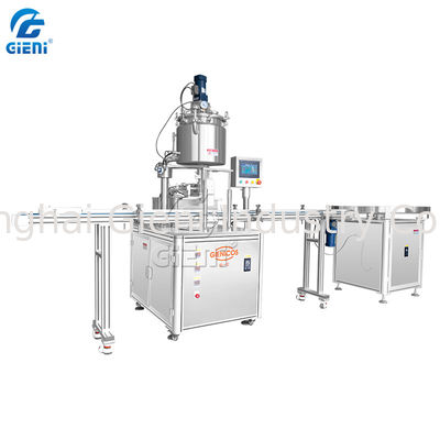 ノズルの持ち上がることを用いる45pcs/Min 100ml Concealerのクリーム色の化粧品の充填機