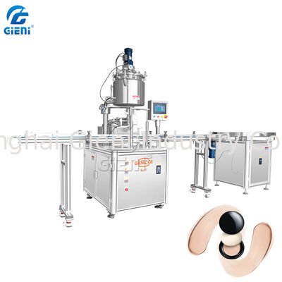 1つのノズルが付いている14mlアイシャドウのクリームの化粧品の充填機