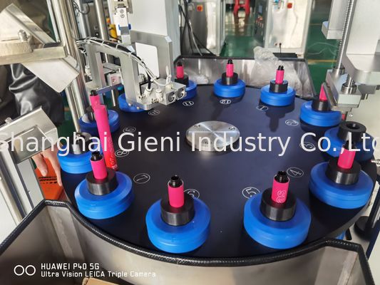 自動30MLマスカラ充填機（振動テーブル付き、50個/分出力）