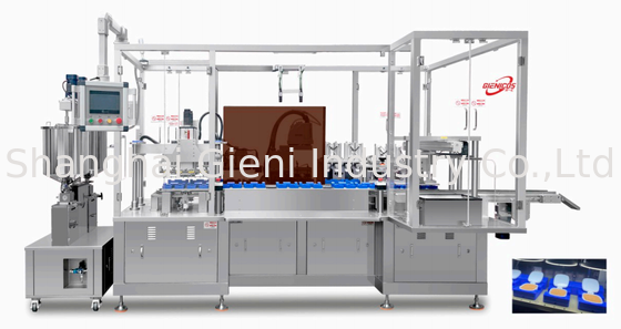 Automatic High Speed Sponge Cushion Filling Machine with SUS316L Material and Dual Heated Mixing Tanks for Air Cushion CC Cream