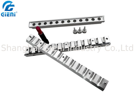 マニュアル化粧品のためのアルミニウム打つ型3部分の口紅の弾丸型の