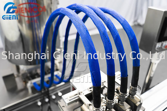 100mlクリーム色の化粧品の充填機のローションのびんの充填機