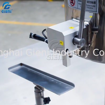 SUS316L手は20L暖房の混合タンクが付いているリップ・クリームの充填機を注ぐ