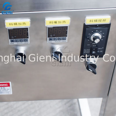 SUS316L手は20L暖房の混合タンクが付いているリップ・クリームの充填機を注ぐ