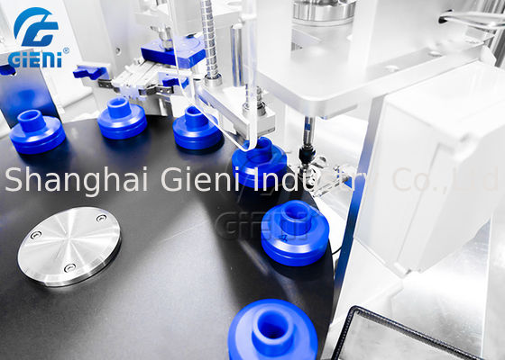 マスカラまたは唇の光沢のための半自動回転式詰物そしておおう機械