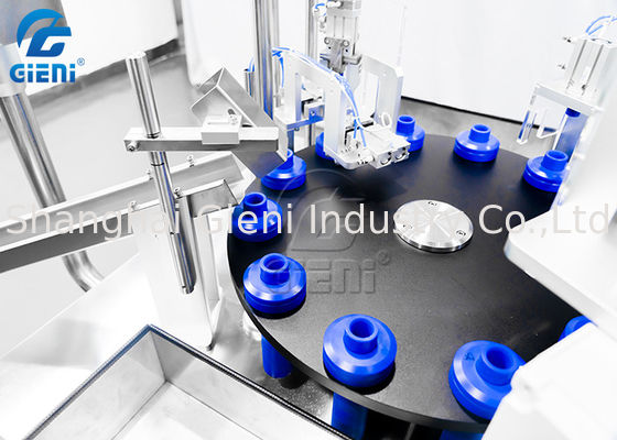 マスカラまたは唇の光沢のための半自動回転式詰物そしておおう機械