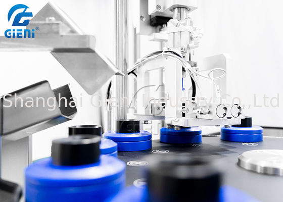 1-10ML化粧品の充填機1のノズルの回転式35pcs/Min化粧品の管のシーリング機械