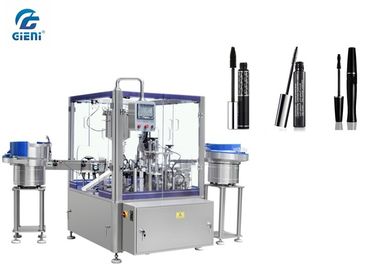 良い価格 PLCは3d繊維の鞭のマスカラのためのピストン充填機1-30MLの容積を制御します オンライン
