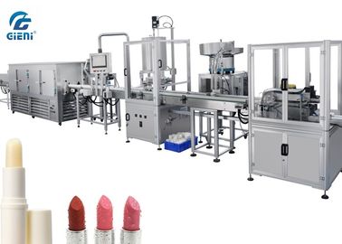 良い価格 冷えるトンネルが付いているフル オートマチックのリップ・クリームの充填機 オンライン