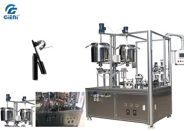 良い価格 装置を点検する重量が付いている半自動化粧品の回転式満ちる装置 オンライン