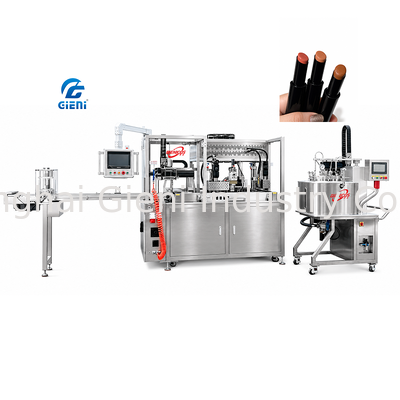 GLU-900 サブゼロ冷却リップスティック充填機 KANGSHIJIE コンプレッサー -20℃ 900個/時 生産