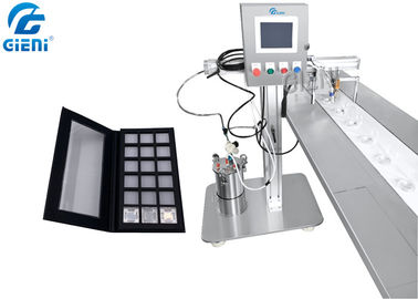 良い価格 Cosmetic Eyeshadow Power Case Gluing Machine With Touch Screen 0.75KW Power オンライン